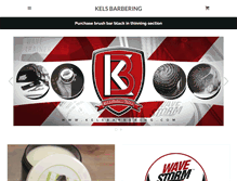 Tablet Screenshot of kelsbarbering.com
